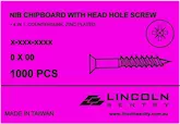 SCREW 4IN1 NIB WITH HEAD HOLE CSK 57X4.5MM Z/P 1000